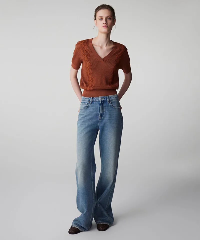 Ipekyol  Emboridered Knit Top for Women | Best Price UAE