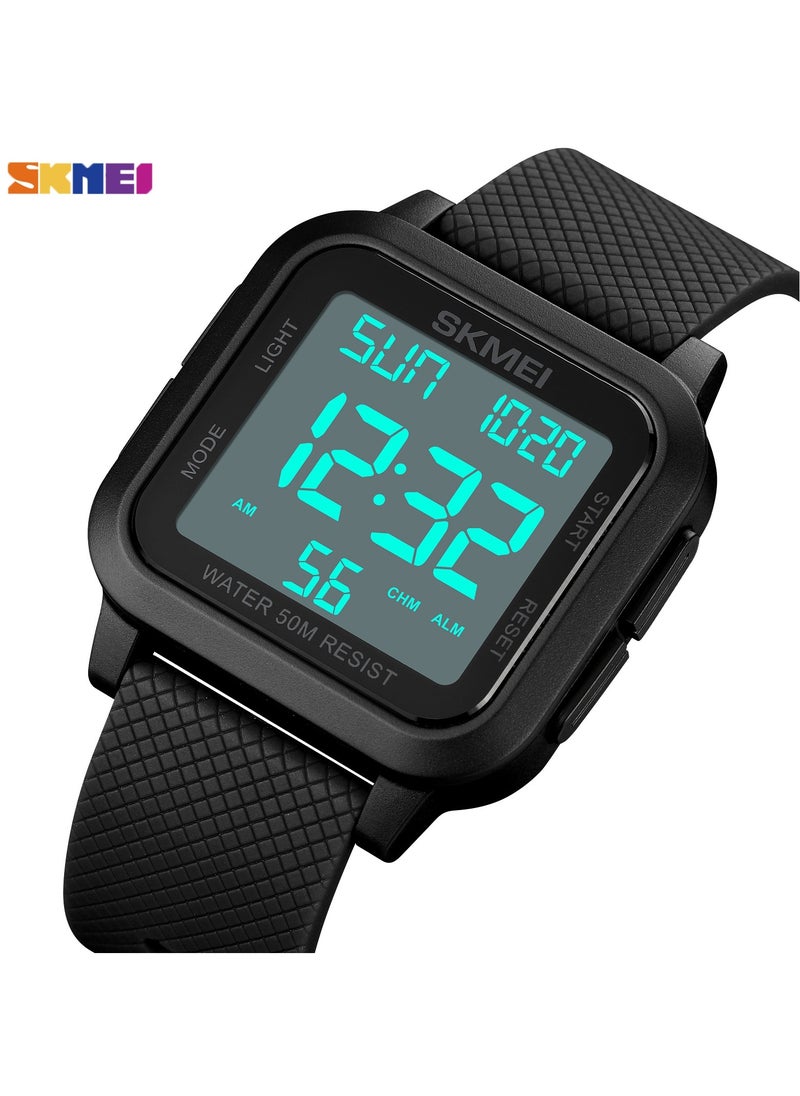SKMEIS-Shock Men Fashion Outdoor Sports Multifunction Alarm 5Bar Waterproof Digital Watch 1894  - Image 2