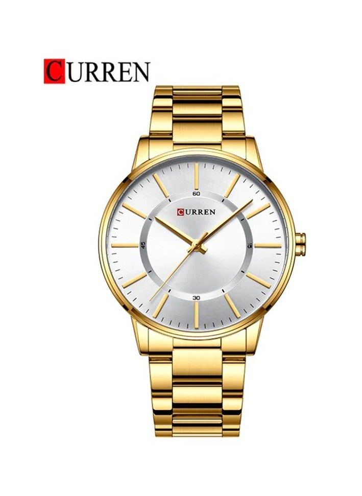 CURREN CURREN 8385 Original Brand Stainless Steel Band Wrist Watch For Men  - Image 1