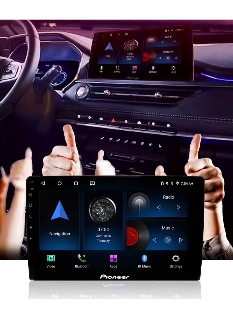Pioneer Android Screen 10 inch 1GB RAM 32GB Rom QLED Touch Screen USB Video Audio Playback