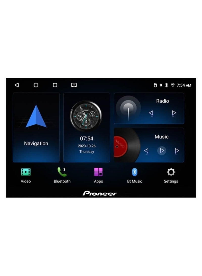 Pioneer Android Screen 10 inch 1GB RAM 32GB Rom QLED Touch Screen USB Video Audio Playback