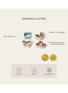 Citron Sandwich Cutters, Set Of 4, Ballerina  - Image 3