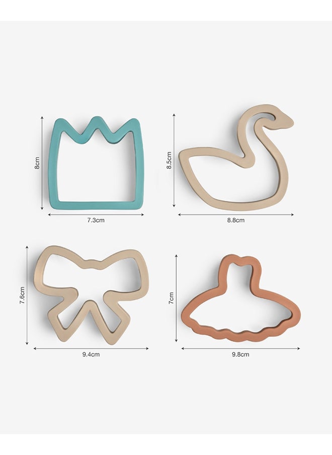 Citron - Sandwich Cutters, Set Of 4, Ballerina - Image 1