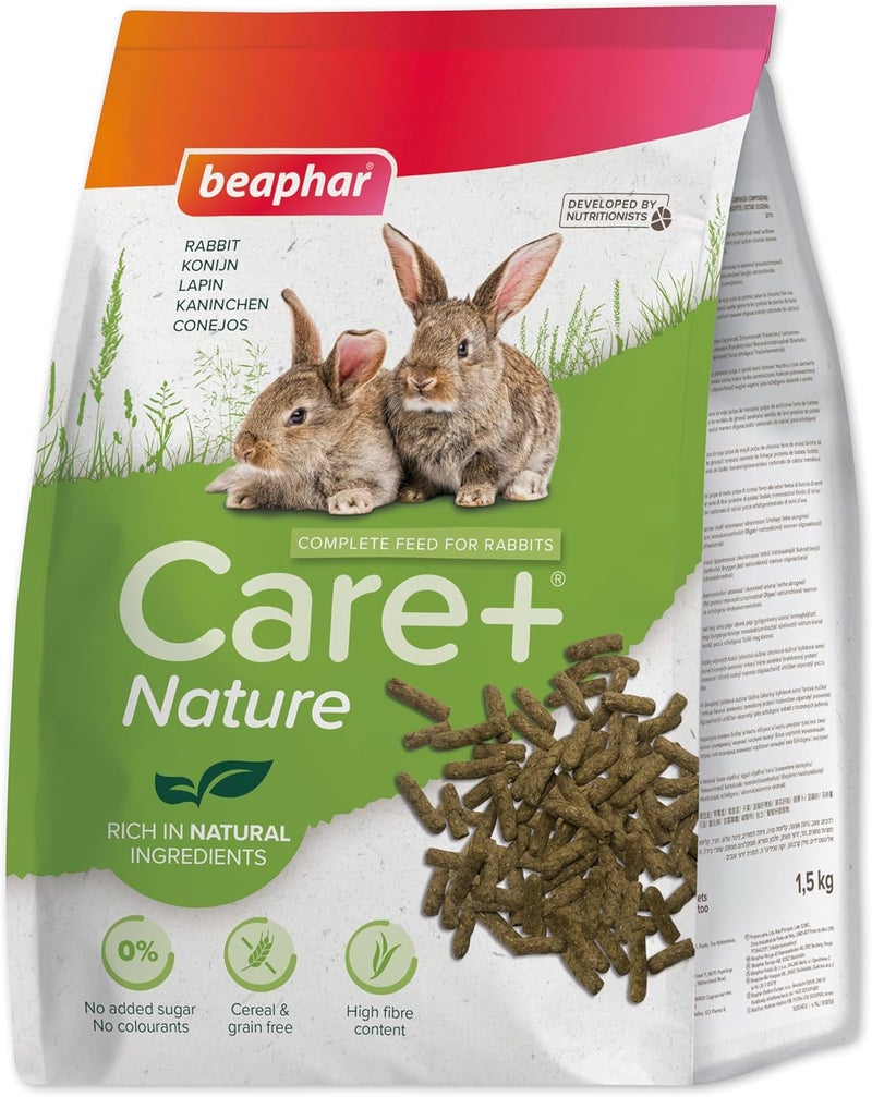 beaphar طعام الأرنب الفاخر Beaphar Care+ Nature 1.5 كجم - Image 1