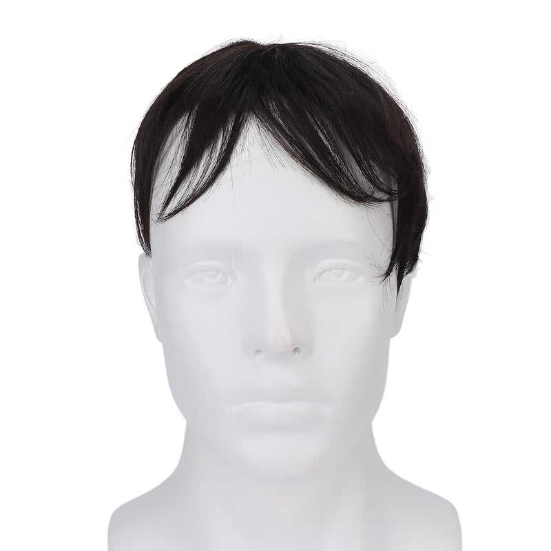 قطعة شعر للرجال، توبي قصير، باروكة بسيطة، صالون منزلي، توبي عصري، نظام استبدال الشعر للحياة اليومية والحفلات