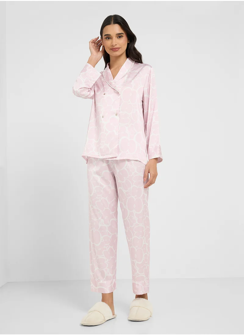 ايلا Printed Pyjama Set