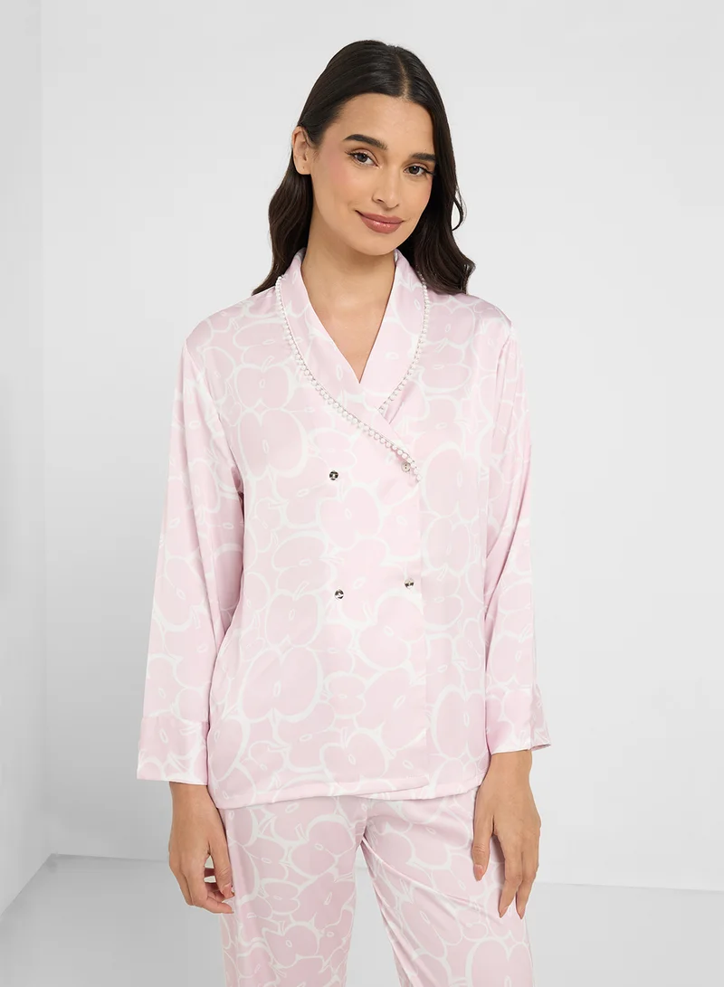 ELLA Printed Pyjama Set