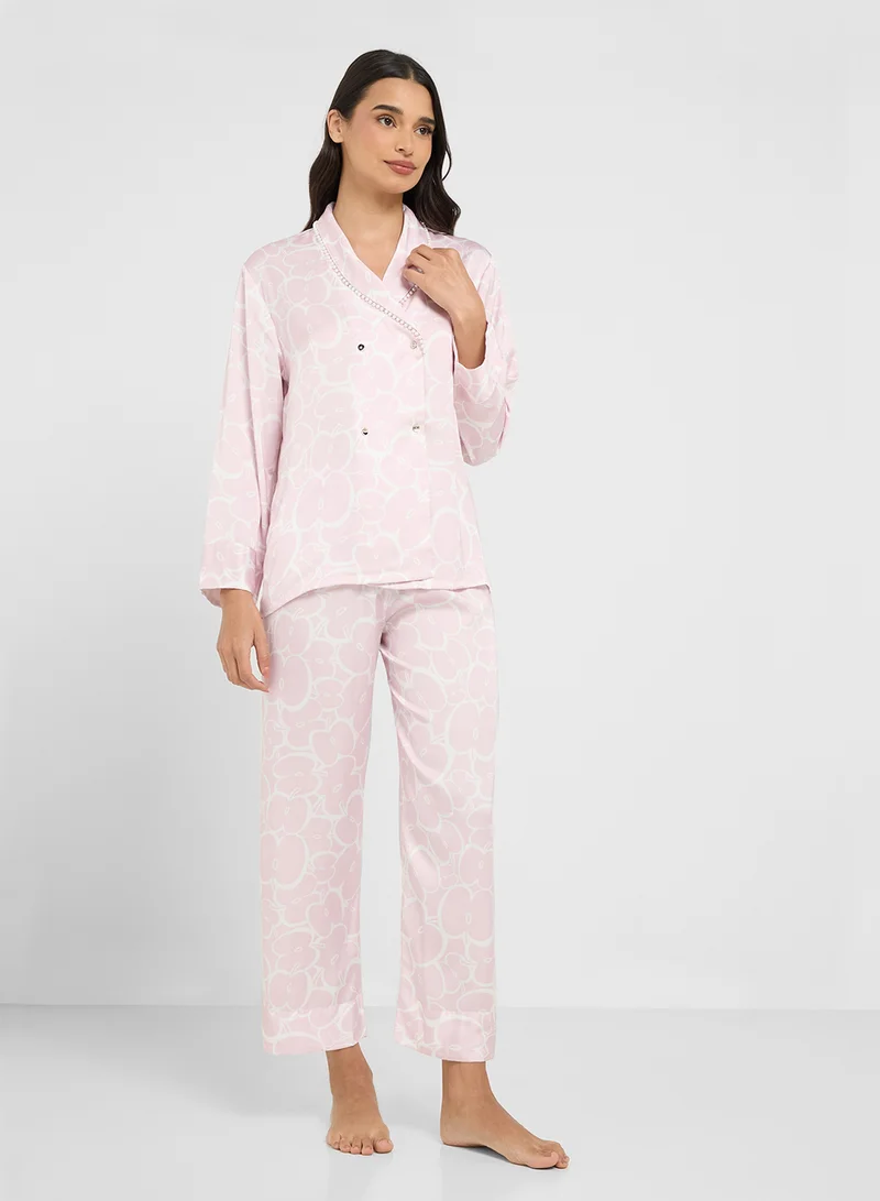 ELLA Printed Pyjama Set