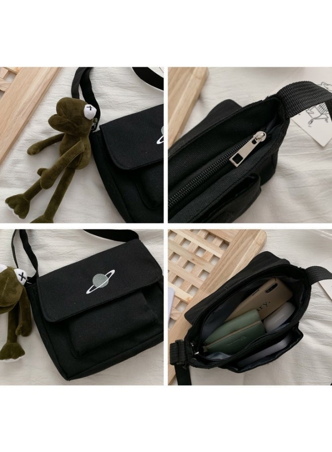 Unisex Stylish Crossbody Bag,  Men's/Women's  Large Capacity Messenger Bag Shoulder Bag Sling Bag Side Bag Carry Bag, Daily Commuter/Campus Phone Bag Satchel Bag for Girls/Boys/Teenagers/Students - Image 5