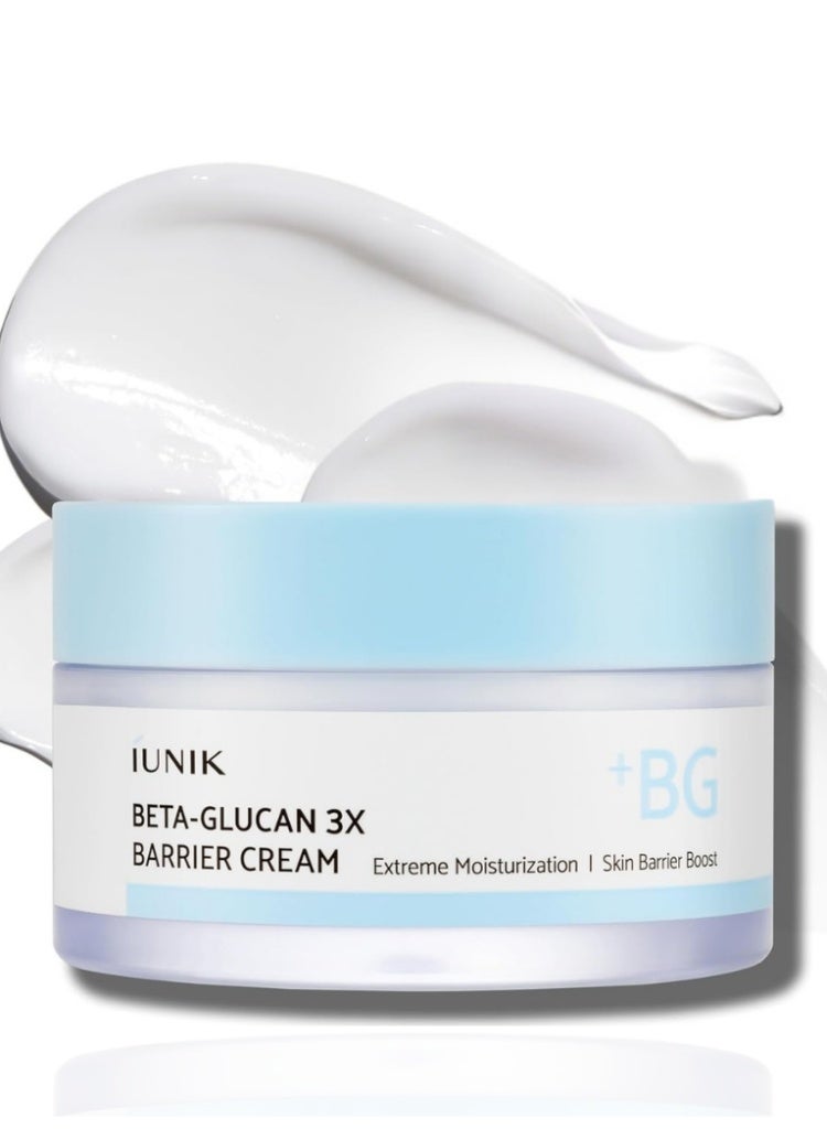 آي يونيك علاج جفاف وضعف حاجز البشرة – كريم iUNIK Beta-Glucan Deep Moisture 3x لترطيب عميق وتقوية الحاجز الواقي - Image 1