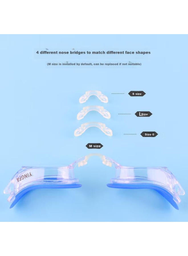 Yingfa Swimming Goggles, High-definition Anti-fog, Racing Compeion Training, Small Frame, For Students, Men And Women, Swimming Gl, Y570af, Transparent Blue - Image 4