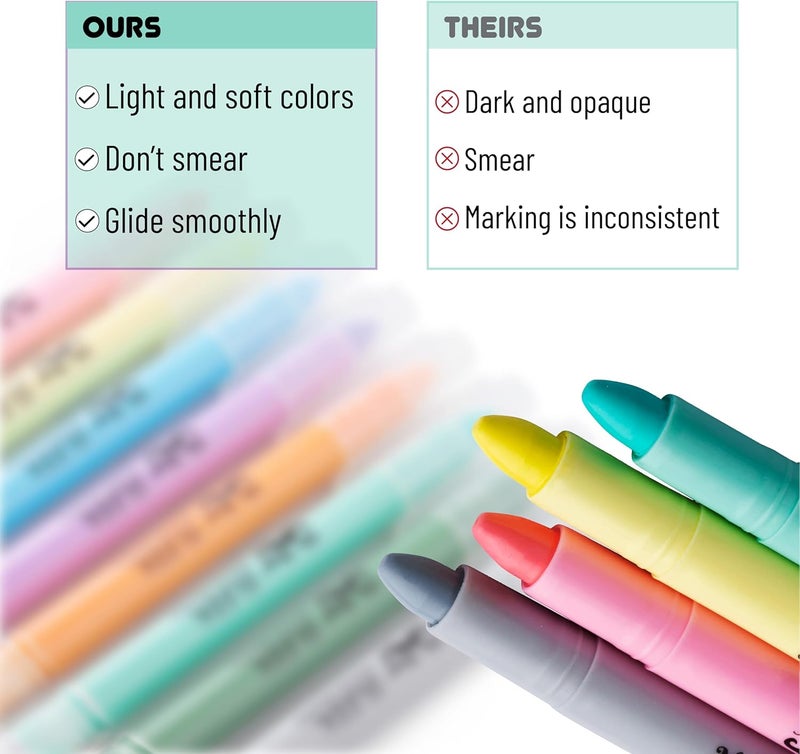 Mr. Pen- Bible Highlighters, Pastel Gel 8 Pack, Assorted Colors, Highlighters No Bleed, Highlighter, Highlighter Set, Dry Markers - Image 4