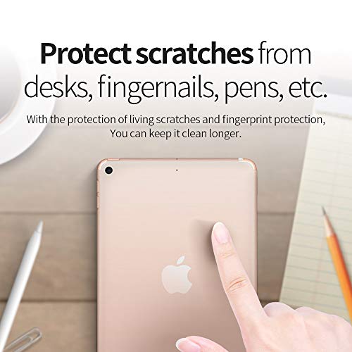 skoko 2pcs in 1set Back Body cover skin Compatible with iPad Pro 11 inch 4 3 2th Generation M1 M2 2020-2022, Similar to screen Protector TPU, Transperant matte - Image 3