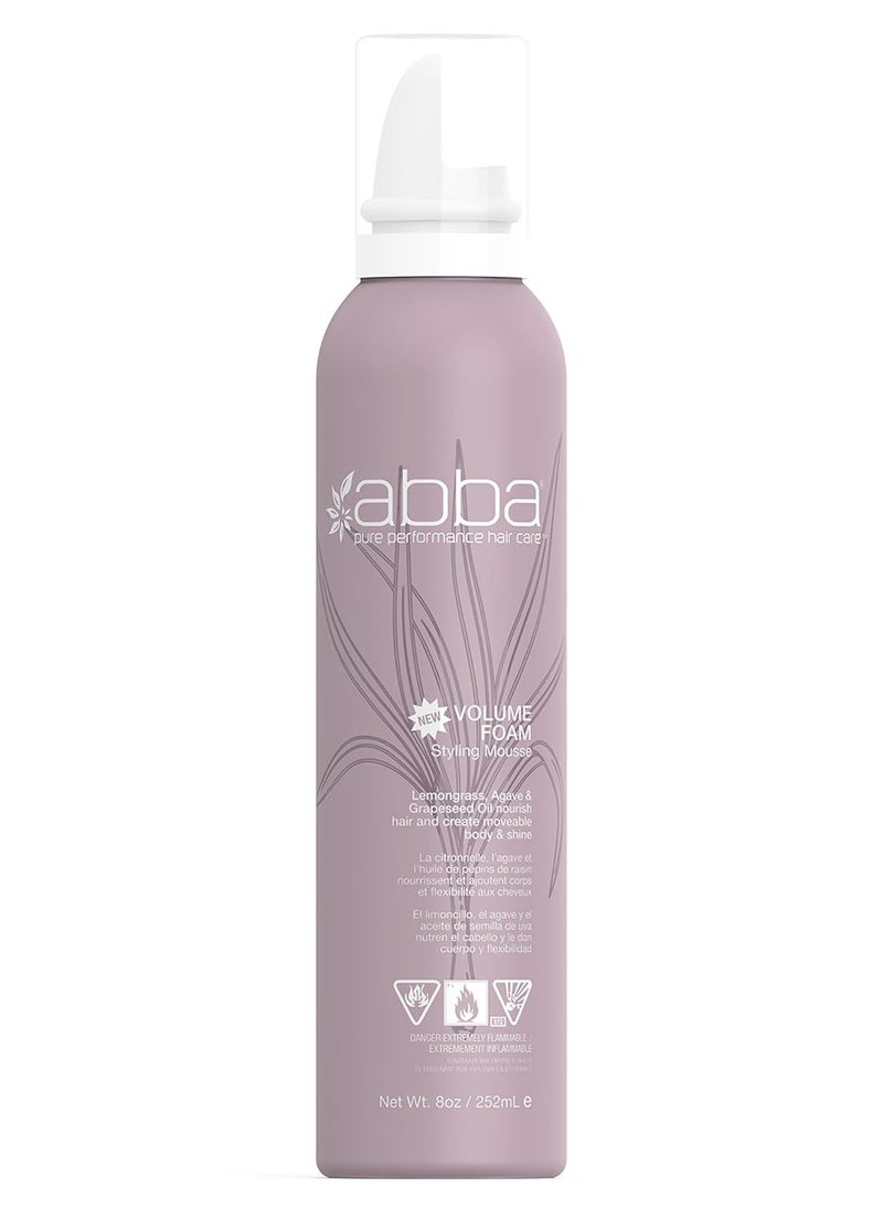 ABBA ABBA Volume Foam Styling Mousse, 8 oz  - Image 1