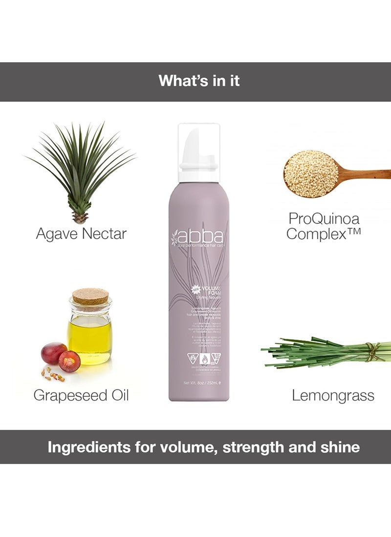 ABBA ABBA Volume Foam Styling Mousse, 8 oz  - Image 3