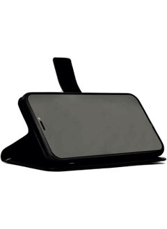 Eonaks Oppo A72 Wallet Case Black with Stand  - Image 3