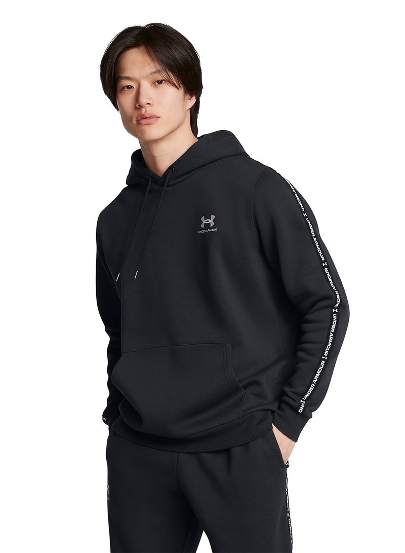 UNDER ARMOUR Icon Fleece Hoodie With Taping  - Image 1
