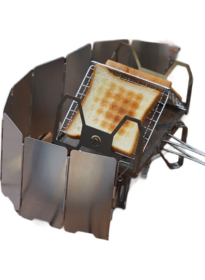 Fire-Maple Aluminum Alloy Portable Stove Windshield, Outdoor Cooking Utensil Folding Windproof Cover, Kitchen Oil-Proof Shield 503 - Image 2