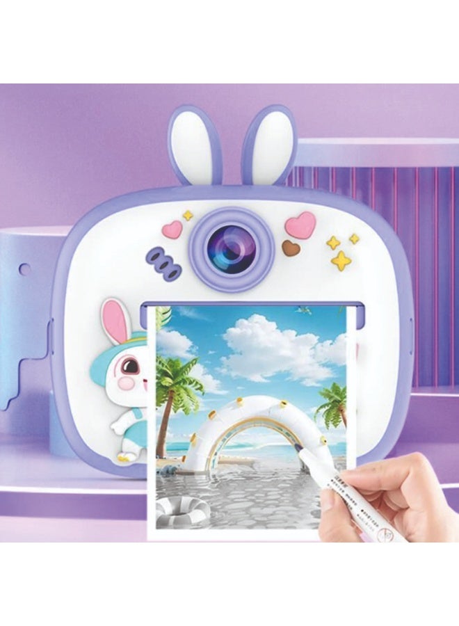 TORİMA TRM-CMR18 Purple Digital Mini Camera – Kids Portable Photo & Video Camera - Image 3