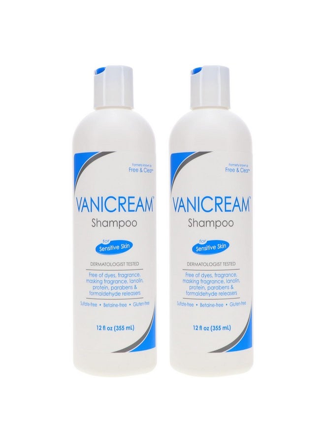 Vanicream Shampoo For Sensitive Skin 12 Oz. (Pack Of 2)  - Image 1