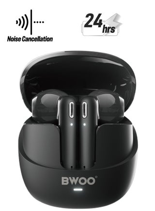 BWOO Bwoo True Wireless Headphones with ENC Half-in-ear Wireless