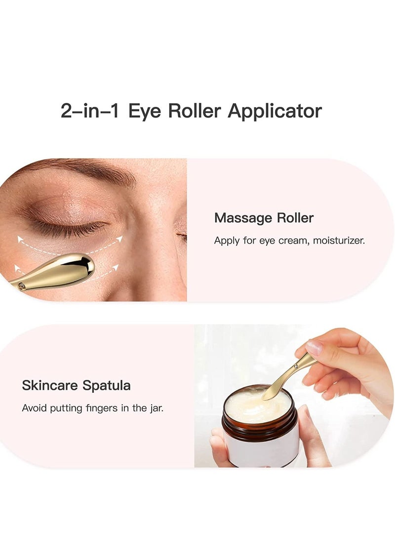 Excefore Eye Roller Cream, Face Massage Applicator Tool, 3 Pcs Massage, Facial Massager for Applicator, Reduce Puffiness  - Image 2