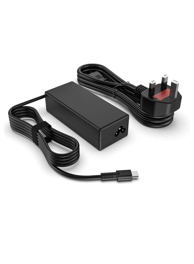 Icome Replacement 45W USB C Type-C Laptop Charger For MacBook Air 13″ 2020 2019 2018 Pro 2017 2016 HP Chromebook X360 Spectre Pavilion Lenovo Chromebook Thinkpad Yoga Acer Asus Dell XPS - Image 1