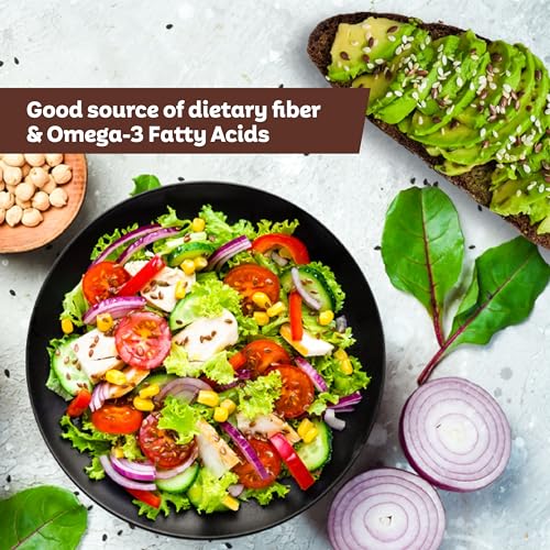 Roots Circle Premium Brown Whole Raw Flax Seeds - Rich in Fiber, Omega-3 Fatty Acids | Great for Baking, Salads, Smoothies & Protein Balls | Premium Flaxseeds | Kosher Bulk 1 Pack of 21oz - Image 3