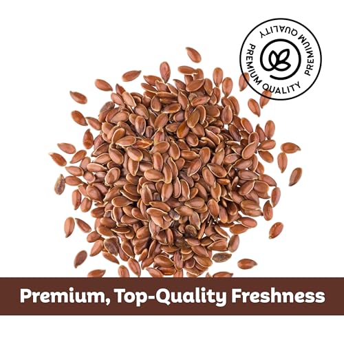 Roots Circle Premium Brown Whole Raw Flax Seeds - Rich in Fiber, Omega-3 Fatty Acids | Great for Baking, Salads, Smoothies & Protein Balls | Premium Flaxseeds | Kosher Bulk 1 Pack of 21oz - Image 2