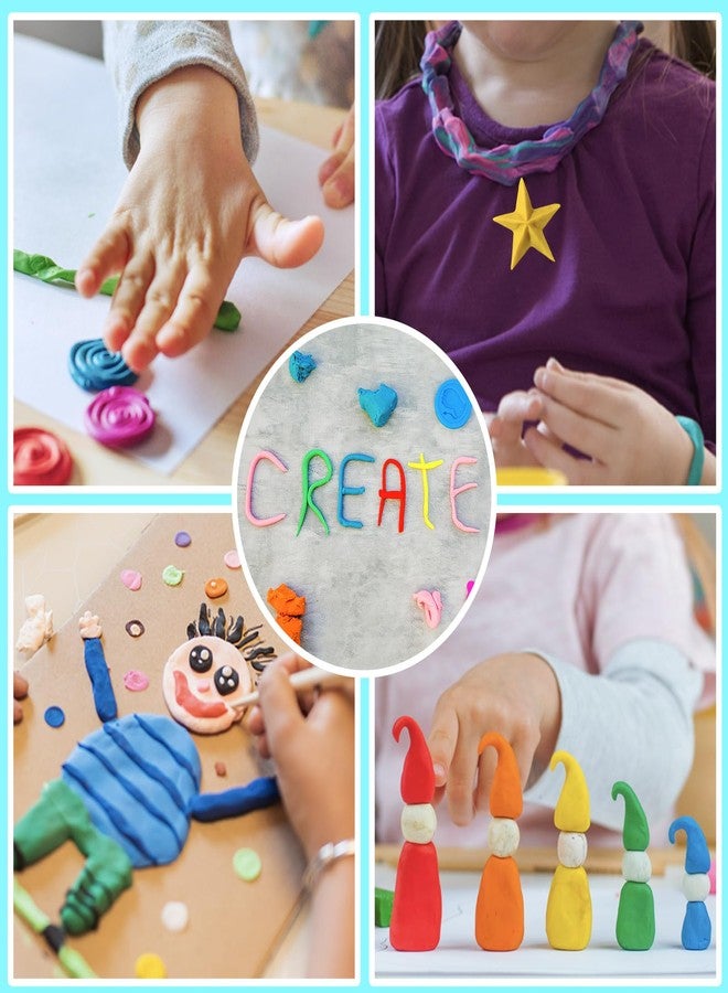 ESSENSON Modeling Clay Kit - 40 Colors Air Dry Clay DIY Molding Clay with Tools, Kids Art Crafts Gift for Boys & Girls Age 3-12 Year Olds - Image 4
