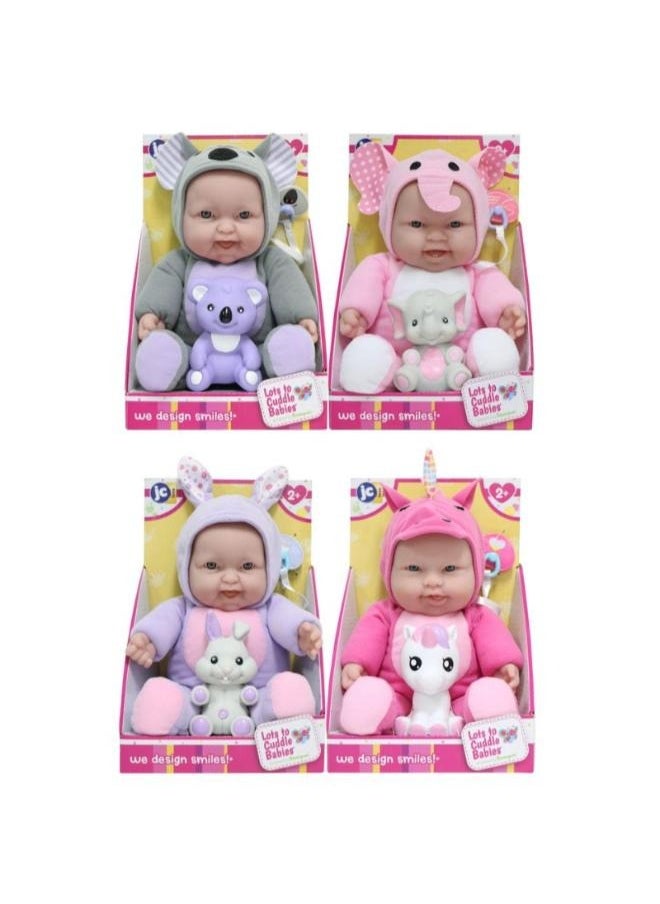JC TOYS JC Toys Lots To Cudle Baby Doll Animal Theme Asst. 12 inches  - Image 2