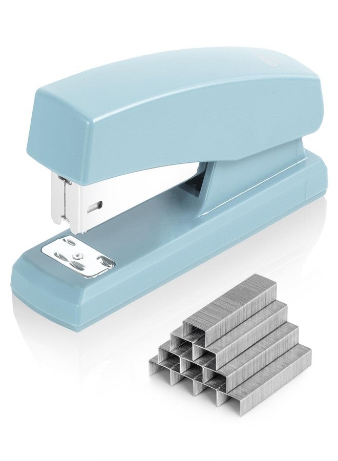 Deli Stapler, Desktop Staplers with 640 Staples, Office Stapler, 25 Sheet Capacity, Blue - Image 1