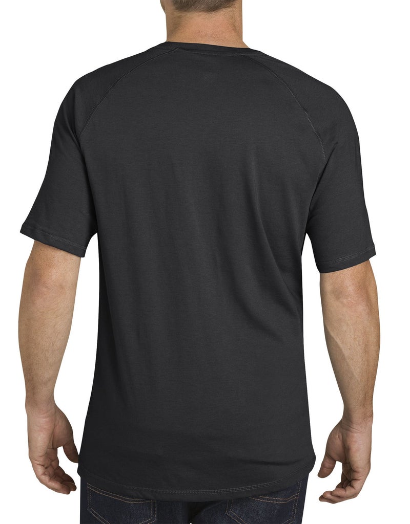 Dickies mens Short Sleeve Performance Cooling Tee Shirt, Black Heather, Small US - Image 2