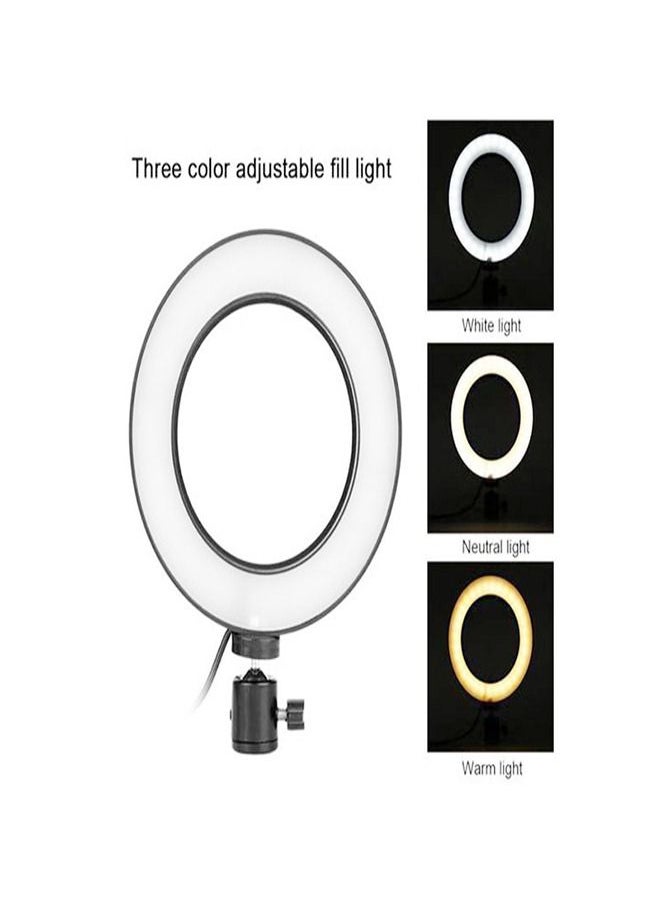 LED Ring Light 16 cm for Live Stream can be installed on any tripod – UN-160