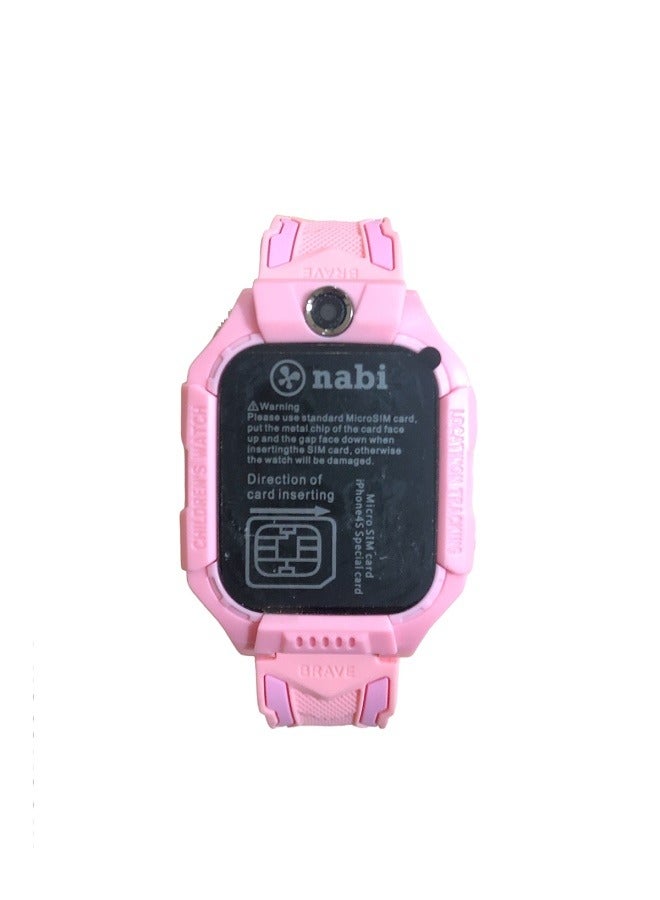Z7A Smart Watch Tracker For Kids - Pink
