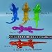 Ganjiang 5Pack Super Stretch Sticky Lizard Mochi Squishy ToysSoft Stress Relief Fidget Toys Goodie Bag StuffersClassroom PrizesBirthdayParty Favors5ColorsStyle Random - Image 3