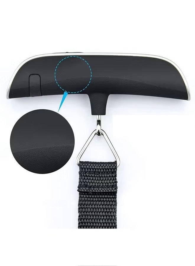 YJ 50kg Handheld Electronic Luggage Weight Scale Portable Travel Silver - Image 3