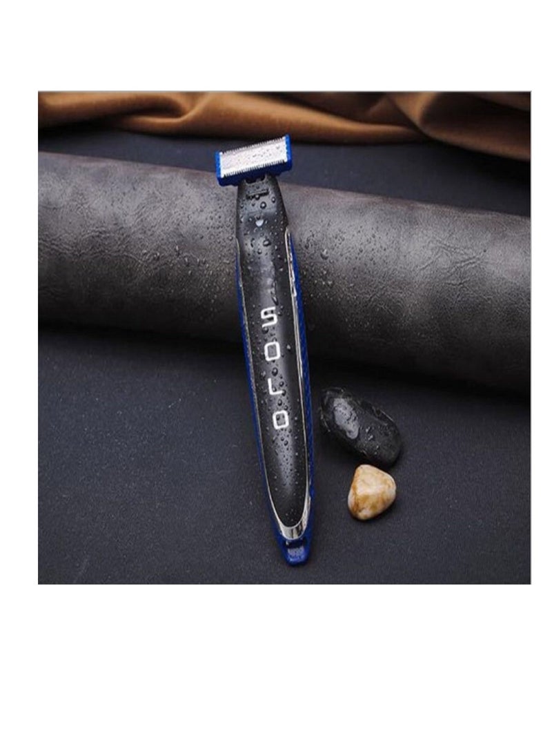 ماكينة حلاقة كهربائية للرجال (1 كابل شاحن ماكينة حلاقة و1 فرشاة تنظيف) 8015 - Image 2