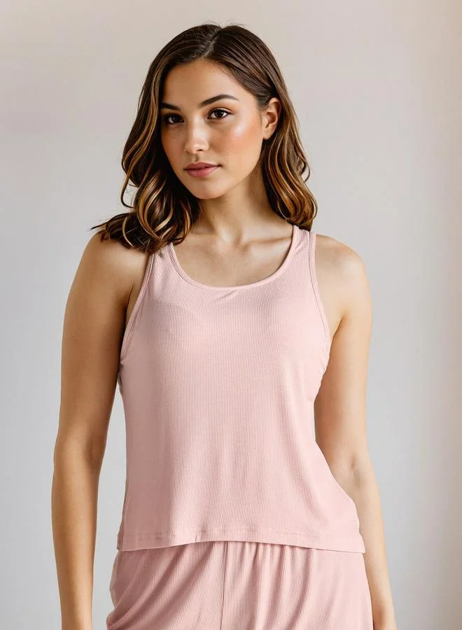 Splash FAV Ribbed Scoop Neck Tank Top