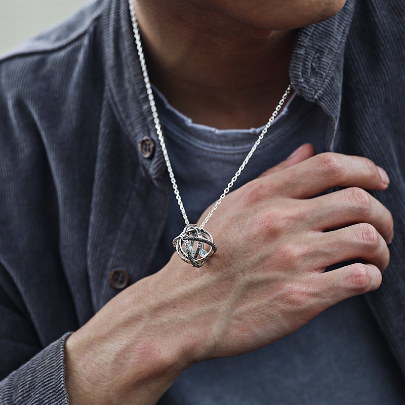 Trendy Astronomical Ball Pendant Ring for Men and Women - Image 3