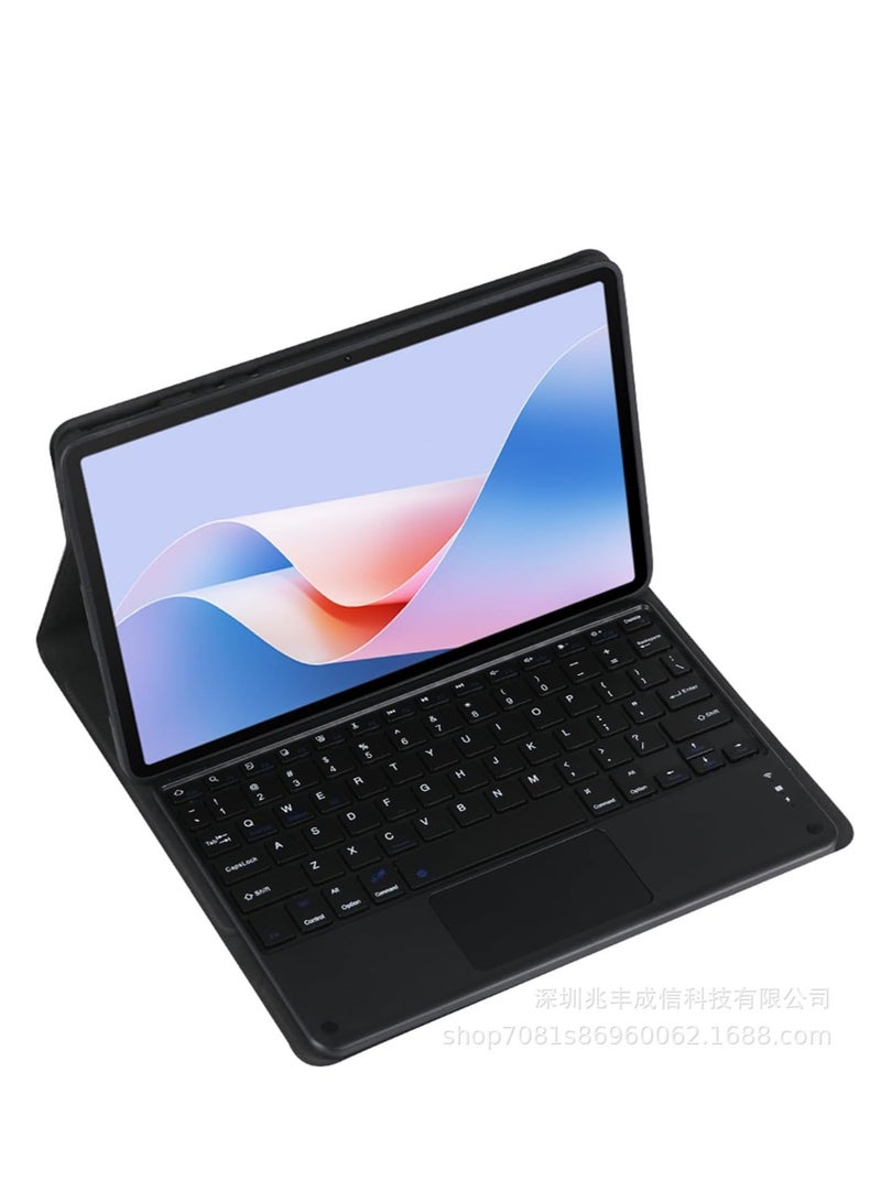 Bilingual Touch Keyboard Case Compatible with Lenovo Idea Tab Pro 12.7 inch 2025/ Lenovo P12 12.7 inch 2025, Magnetic Separation Touchpad Keyboard with Pencil Holder