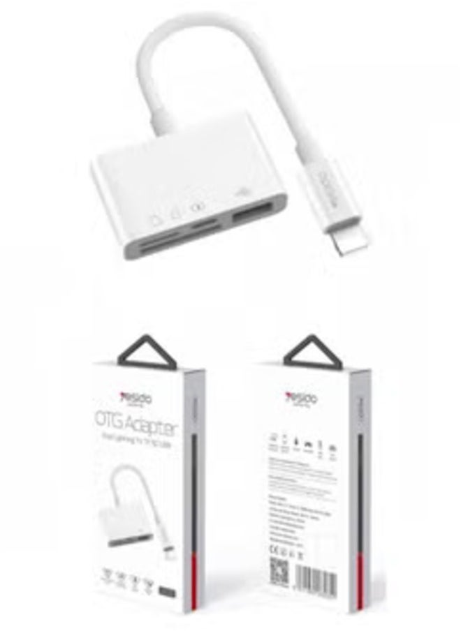Generic - GS12 Lightning to USB OTG Adapter – Connect USB Devices to Your iPhone or iPad - Image 1