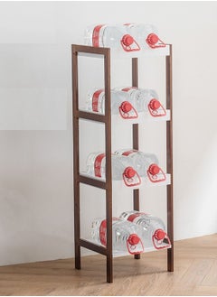 Generic FFD 4 Tier Wooden Kitchen Storage Organizer Bathroom Shelf Flowers Plants Stand Wooden Standing Book Shelf Kitchen Storage Rack  - Image 3