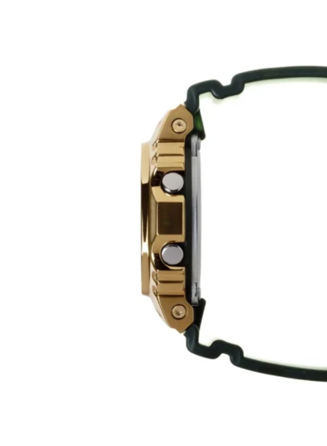 كاسيو ساعة كاسيو جي-شوك ​​GM-5600CL-3DR مطلية بالذهب، مينا أخضر رقمي - Image 3