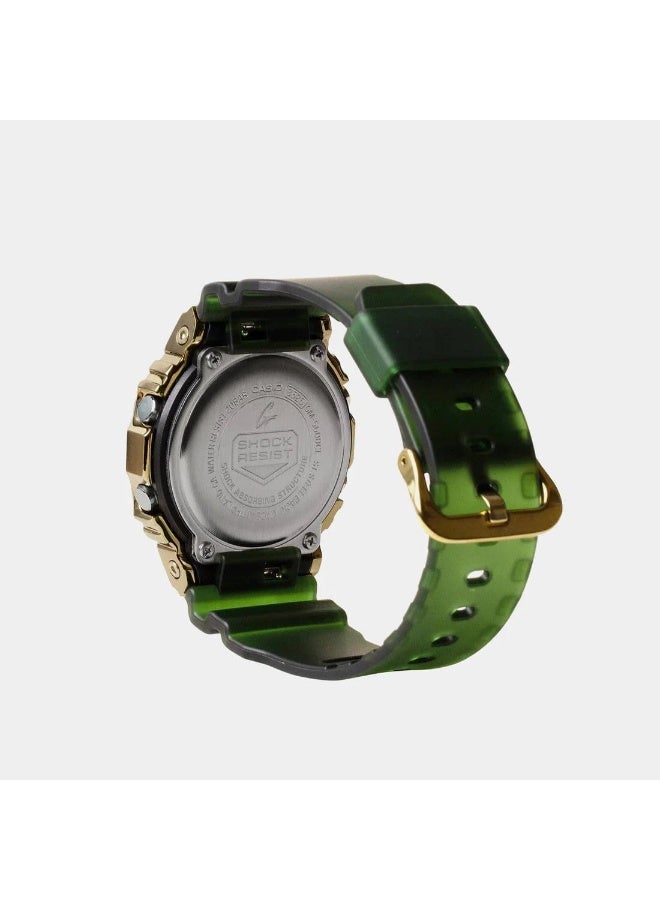 كاسيو ساعة كاسيو جي-شوك ​​GM-5600CL-3DR مطلية بالذهب، مينا أخضر رقمي - Image 4