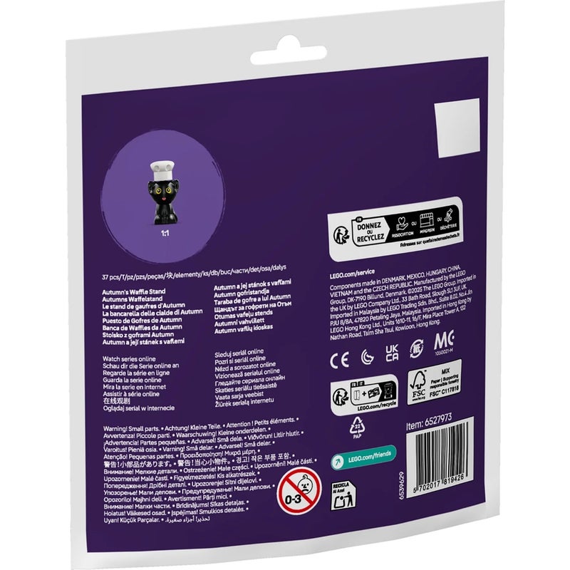 LEGO - Friends Autumns Waffle Stand 37 Pieces - 30696 - Image 3