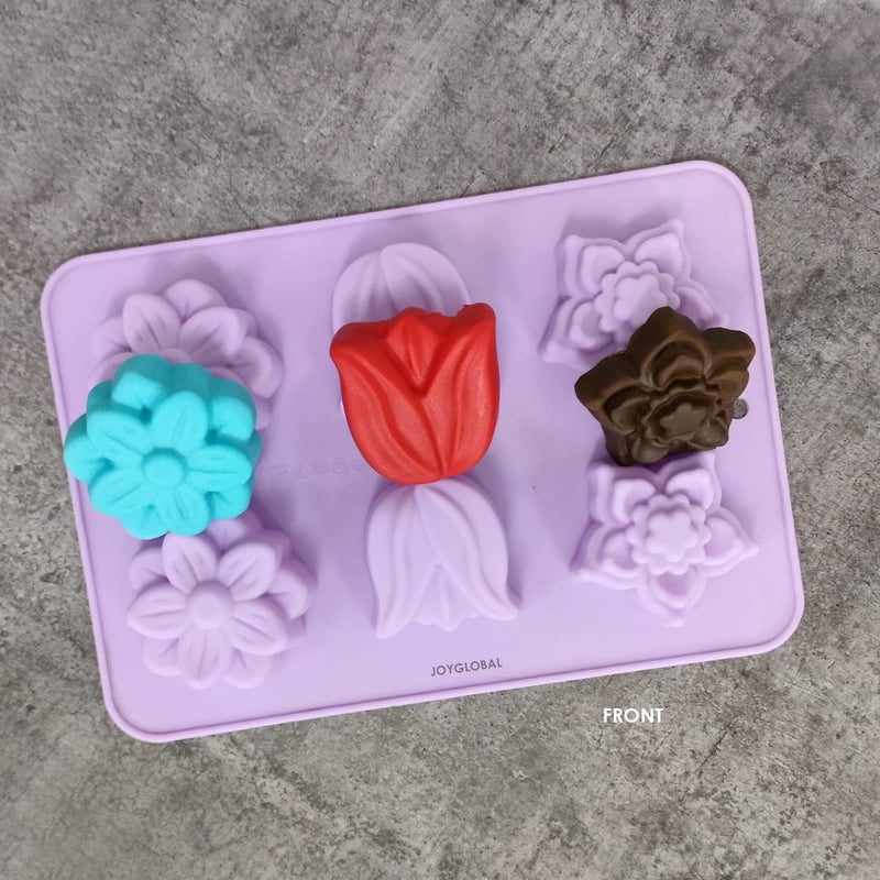 JoyGlobal Silicone 6Cavity Soap Chocolate Muffin All Purpose Mould Soap Weight Approx 50 Grams x 6 - Image 5