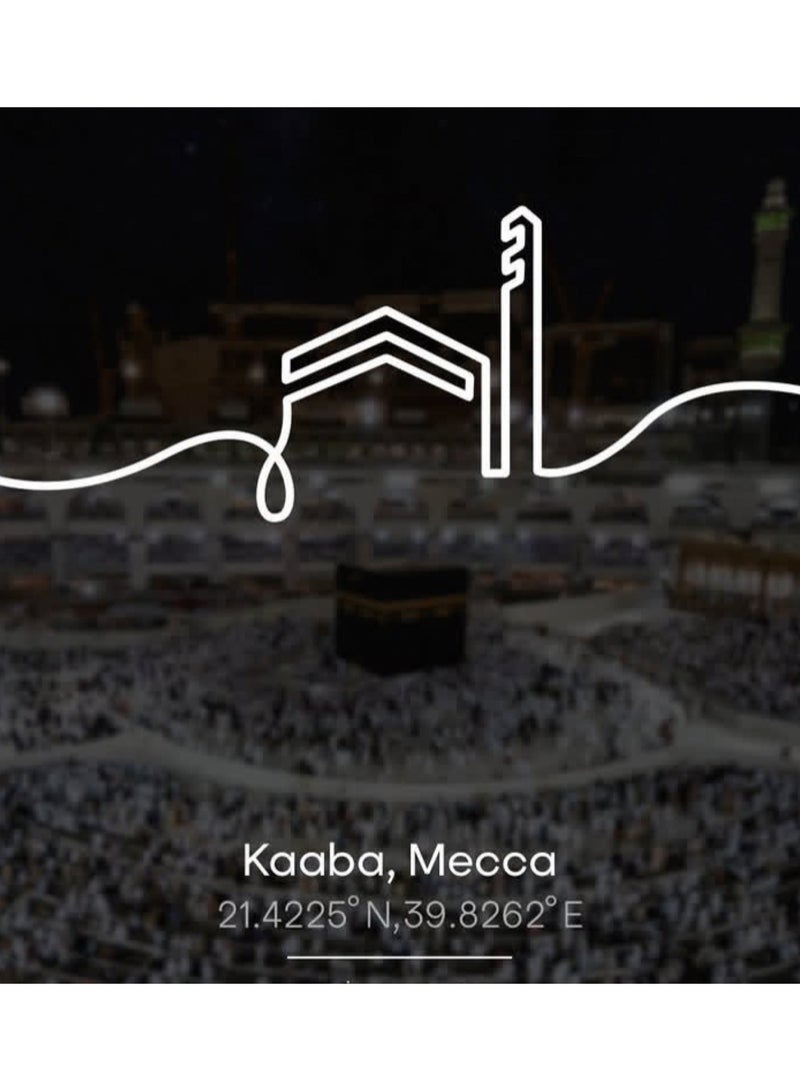 سجادة صلاة جيب قابلة للطي، مقاومة للماء وخالية من الإسفنج لتكون خفيفة الوزن وبحجم الجيب، جانماز إسلامي للسفر والعمل والسيارة وحقائب الظهر، هدية مثالية لشهر رمضان - Image 5