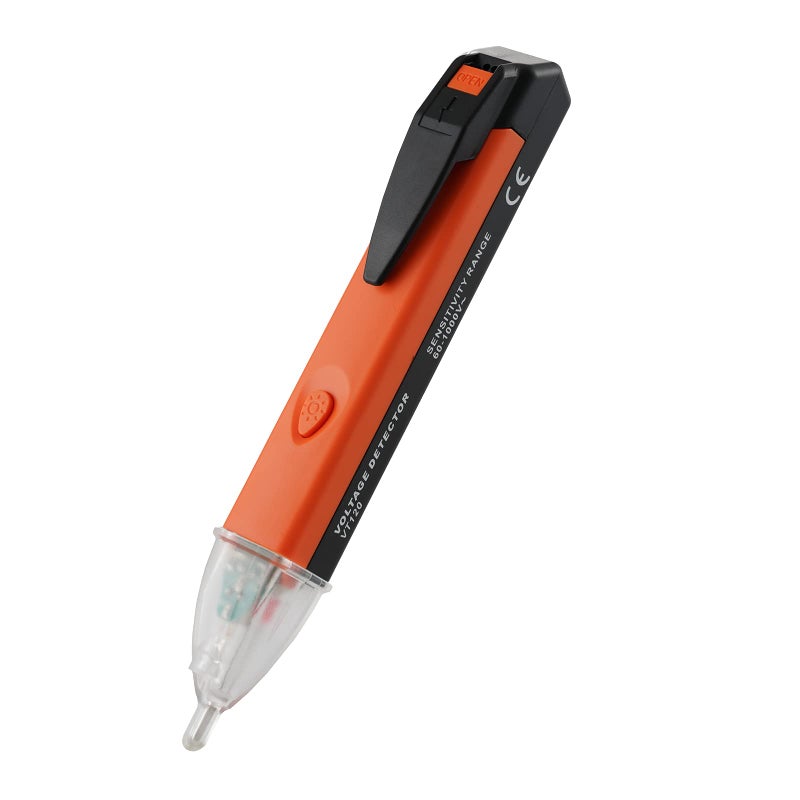 weikani Non-Contact Voltage Tester Tools,LED Flashlight,Buzzer Alarm,AC Voltage Detector Pen,Test Range 60V - 1000V for Live/Null Wire Judgment - Image 1