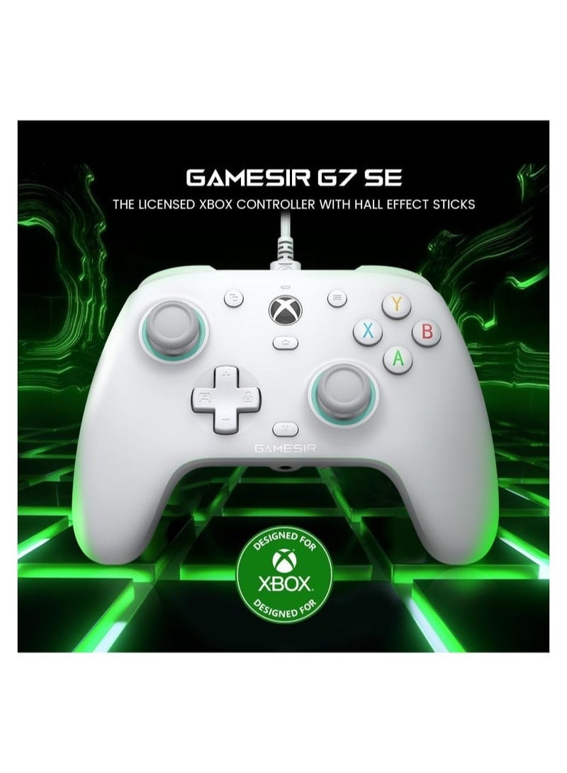 وحدة تحكم G7 SE السلكية لأجهزة التحكم السلكية G7 SE لأجهزة Xbox Series X وXbox Series S وXbox One وWindows 10/11، لوحة تحكم ألعاب مزودة بوحدة تحكم ألعاب ذات تأثير القاعة/مشغل قاعة، مقبس صوت 3.5 ملم - Image 4